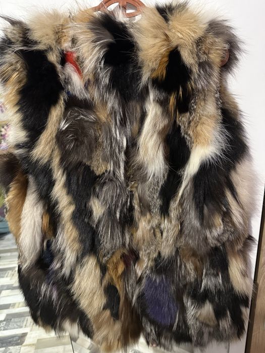 Дамски елек от естествен косъм