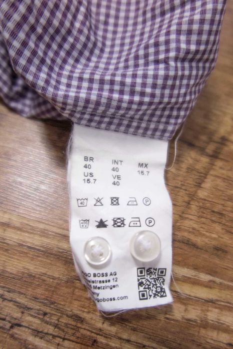 HUGO BOSS Оригинална мъжка риза размер 15.5 / 40 / М