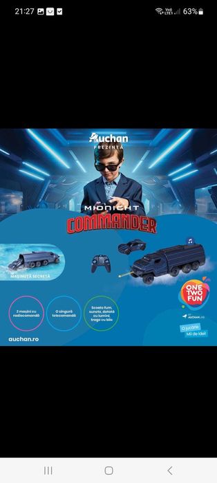 Camion cu telecomanda Midnight Comander