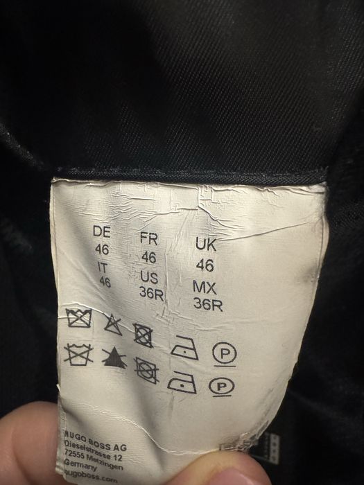 Costum 2 piese/sacou+pantalon/ 100% lana Hugo Boss