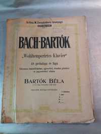 Bartok Bela Bach partituri vechi de Muzeu ani 60"