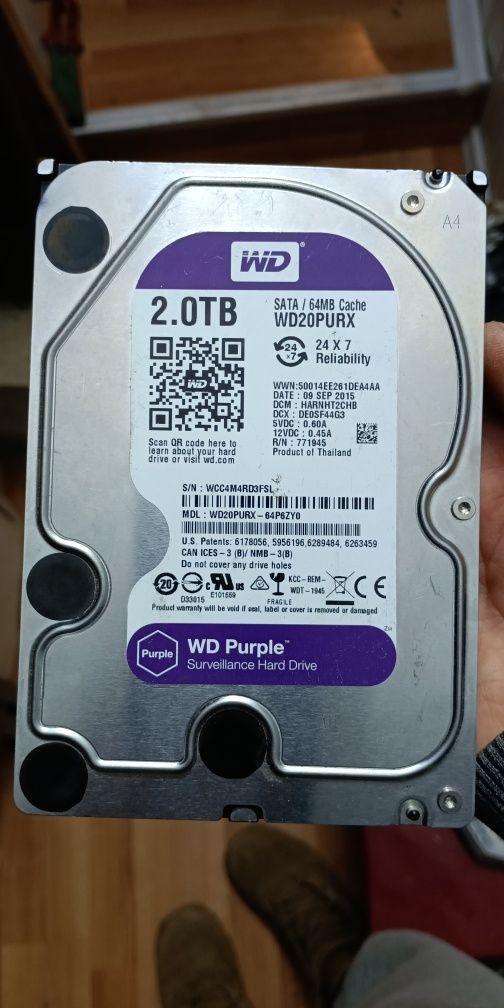 HDD supraveghere wd purple 2tb
