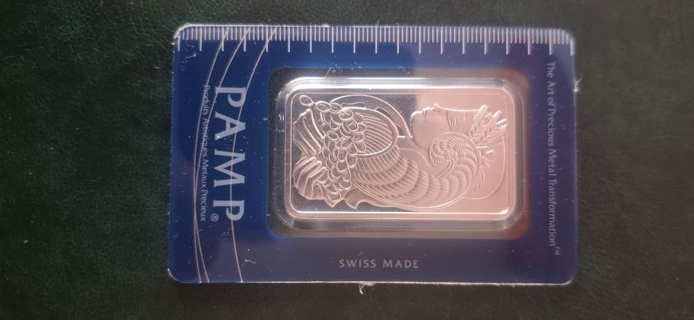 Инвестиционно сребърно кюлче "PAMP"