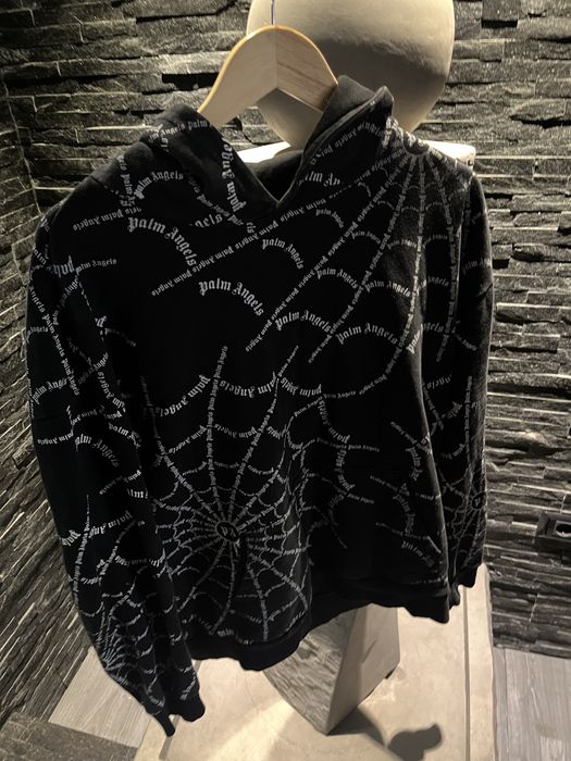 Hanorac Palm Angels Spider-Web | Marimea XL fit L | PREMIUM