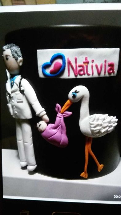 Cadou cana personalizata doctor/doctorita handmade