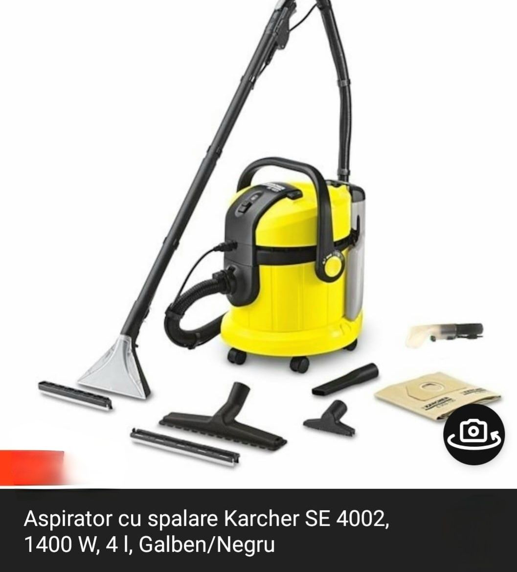 Inchiriez aspirator  Karcher SE 4002 ptr saltele canapele int. auto