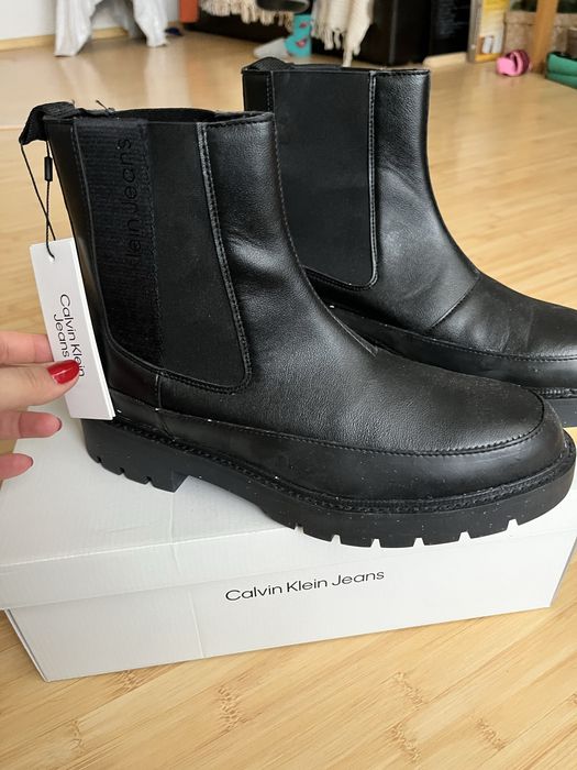 Ghete Calvin Klein Combat Mid Chelsea Boot
