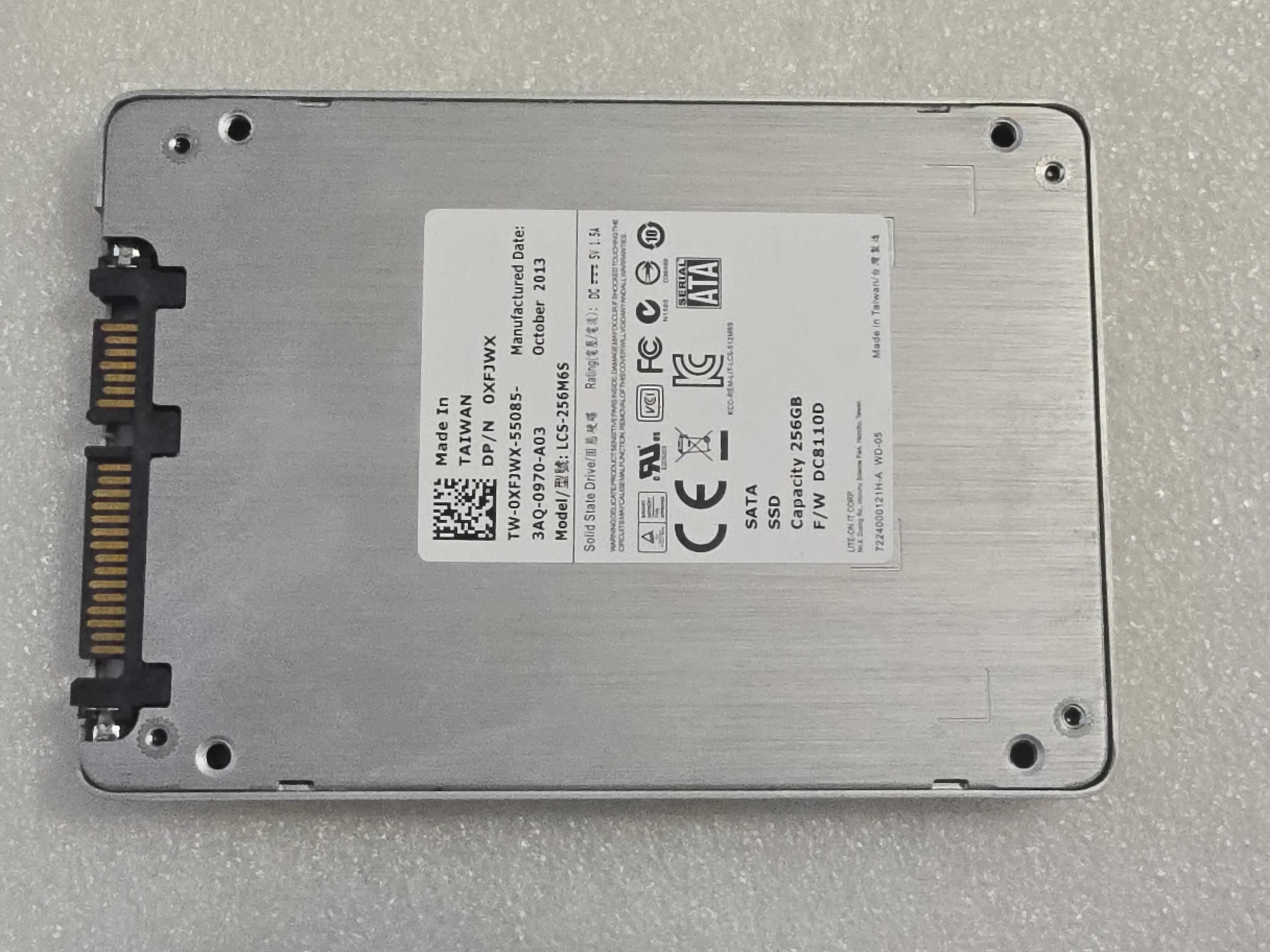 Solid-State Drive SSD LITEON 256GB 2.5 SATAIII 7mm 6.0Gb/s LCS-256M6S