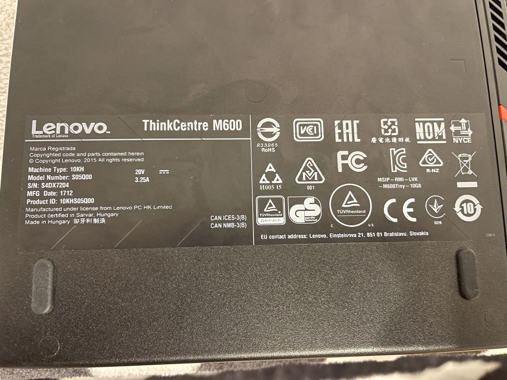 Lenovo thinkcentre m600