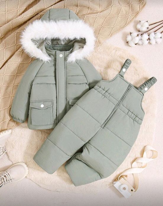 Детски зимен комплект яке и гащеризон 2-3 години