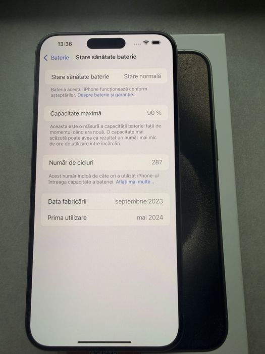 iPhone 15 Pro Max 256 GB Natural Titanium