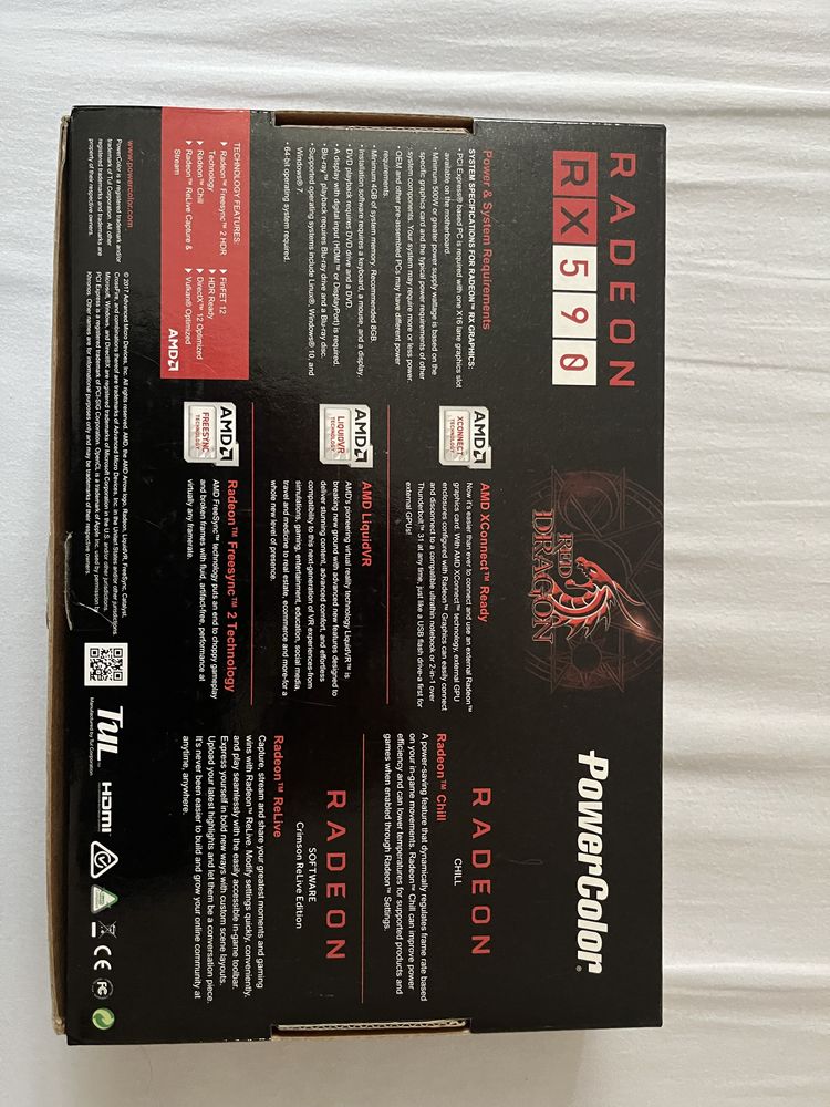 PowerColor Red Dragon RX 590 8Gb DDR5