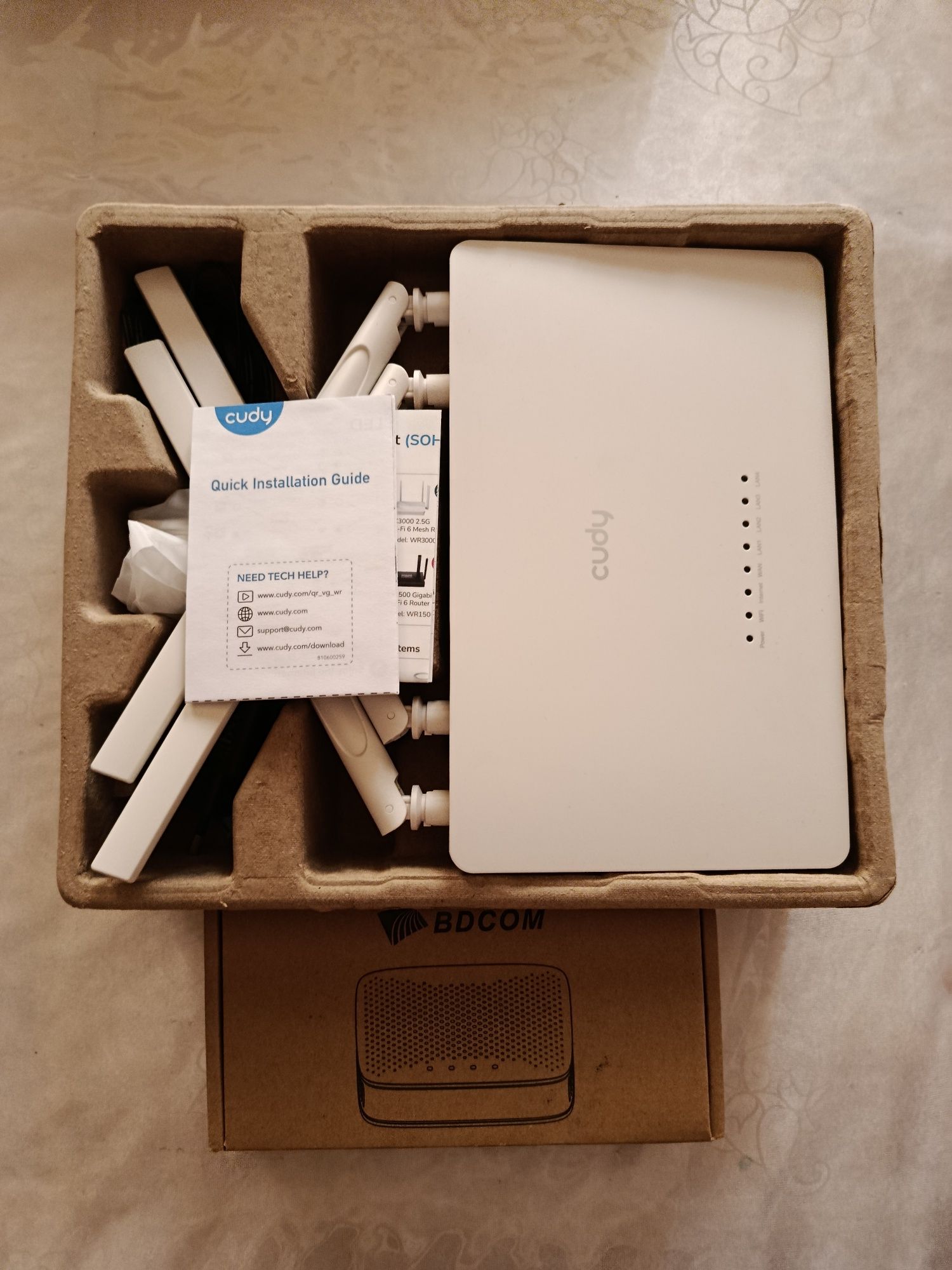 Cudy Wifi router WR1200