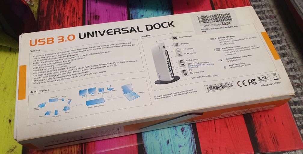 Universal DOCK USB 3.0 și wireless N 300Mbps TP-LINK TL-WR841N