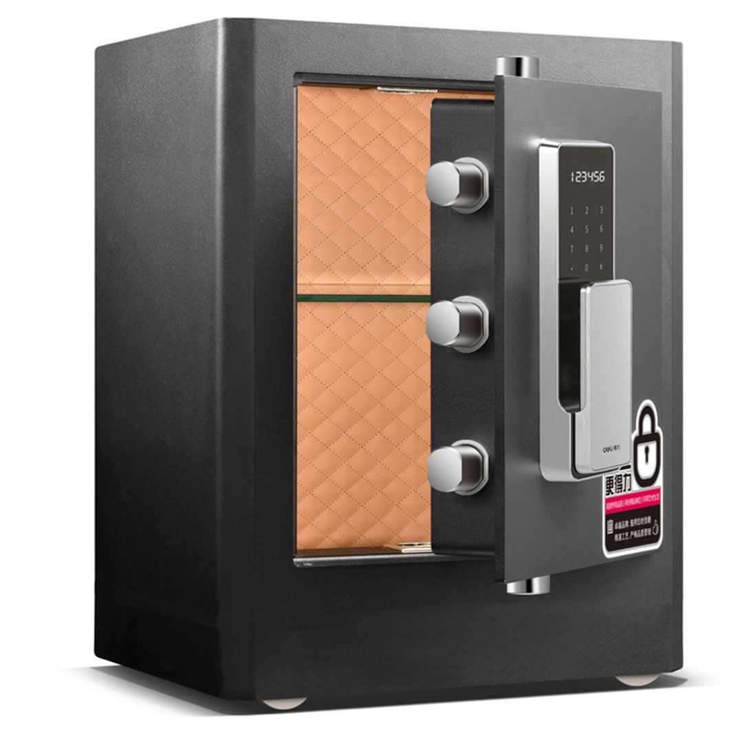 Seyf Deli Сейф Deli 4115G биометрический 510х380х340, 56 кг Скидки !!!