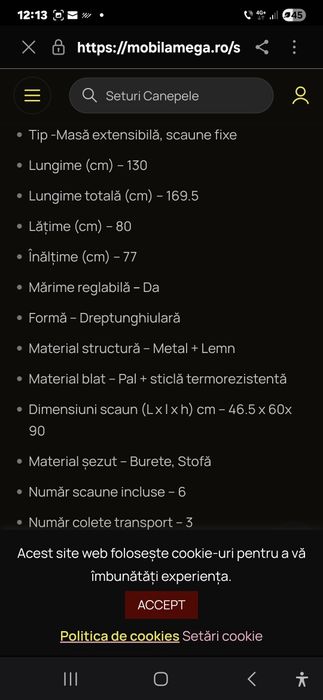 Vand masa de sticla securizata