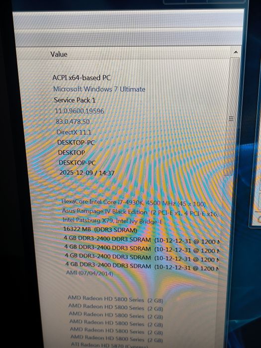 Sistem retro i7 2 placi video 5870