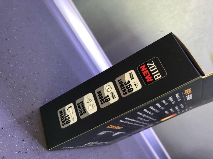 Фар (120м) и габарит за велосипед комплект