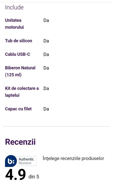 Pompa de san electrica Philips Avent