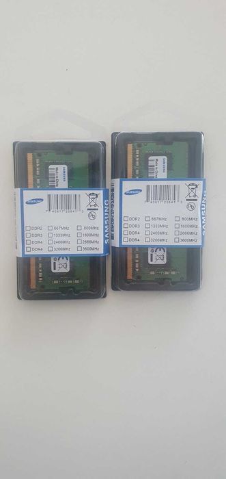 RAM Памет 2 х 4 GB SODIMM SAMSUNG 2666V за Лаптоп