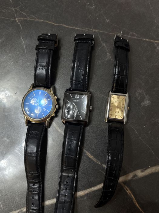 Наручные часы бренда Armani, Romanson, Qmax