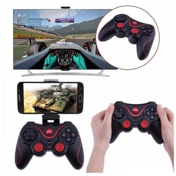 Controller Joystick V8 cu Bluetooth pentru iOS, Android, PC, PS4 si TV