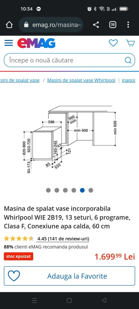 Mașină de spălat cu modul electronic defect