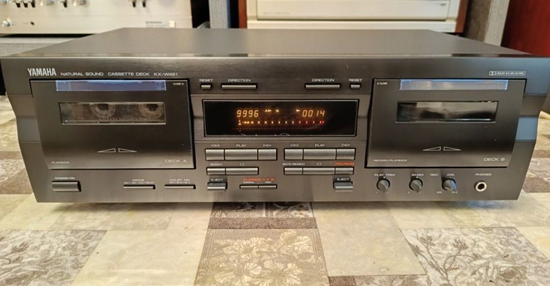 Двухкасетная дека Yamaha kx-w 421