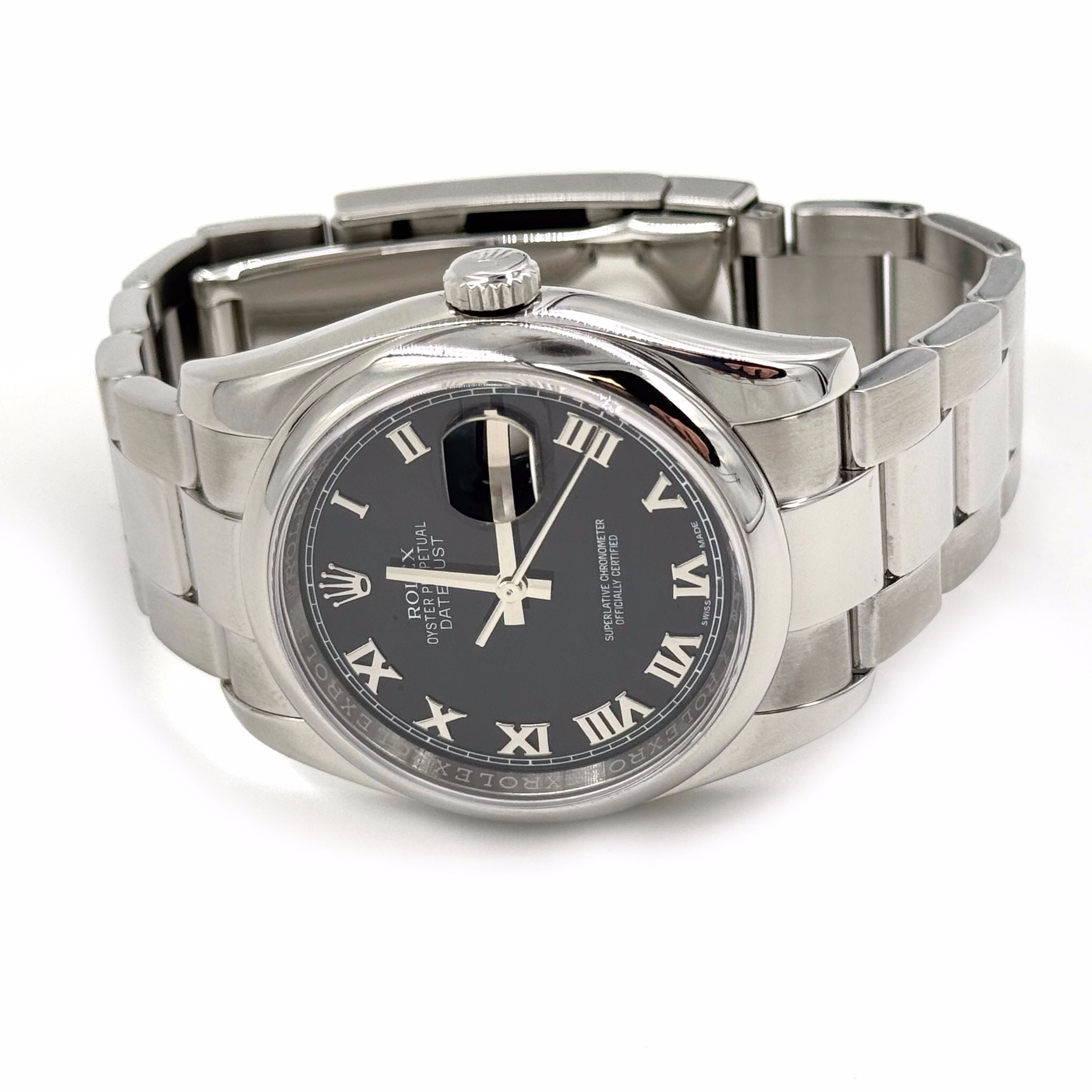 Rolex Datejust 36 Black Dial