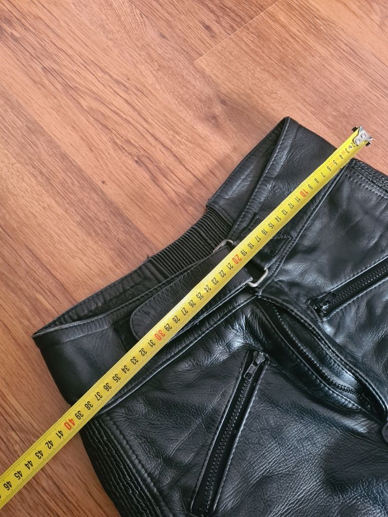 Pantaloni moto piele