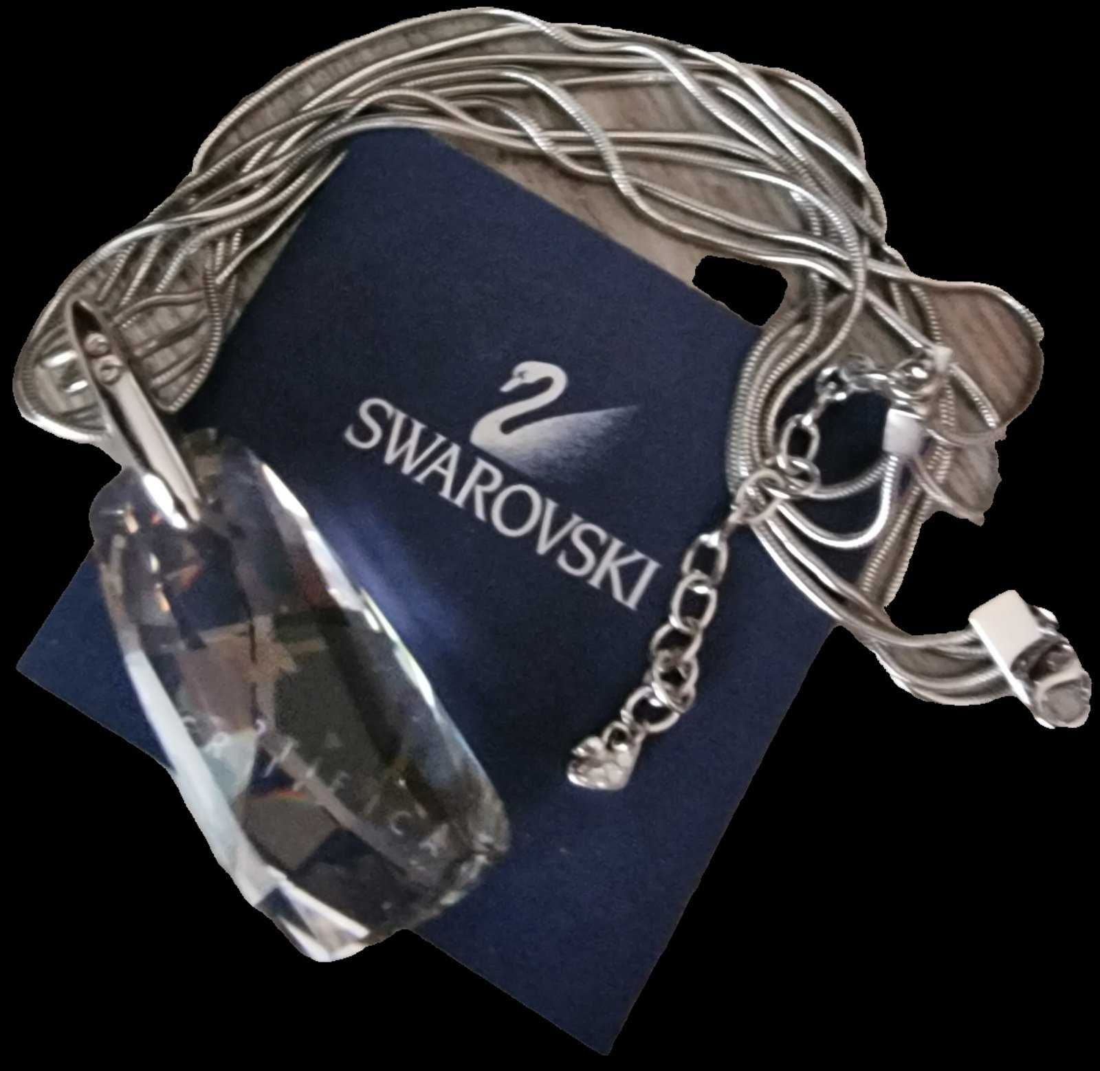 Swarovski.Сваровски оригинал ,сребро,сертификат.