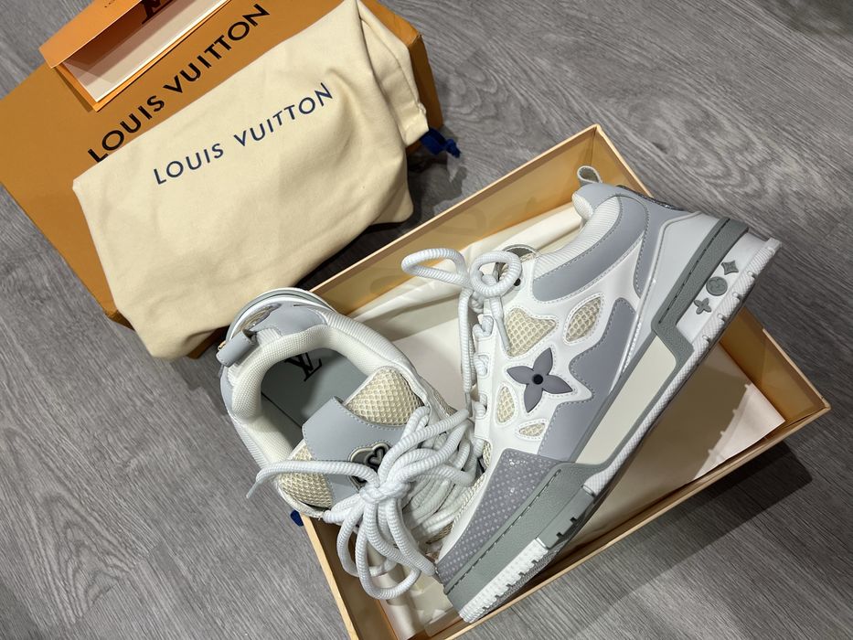 LV Louis Vuitton Skate Sneakers GREY
