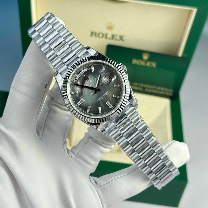 Rolex day-date 40mm сребро/
