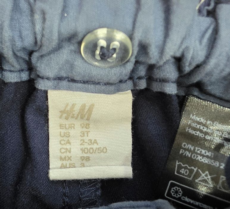 Брюки и рубашки H&M и джинсы Oshkosh на мальчика 2-4 года