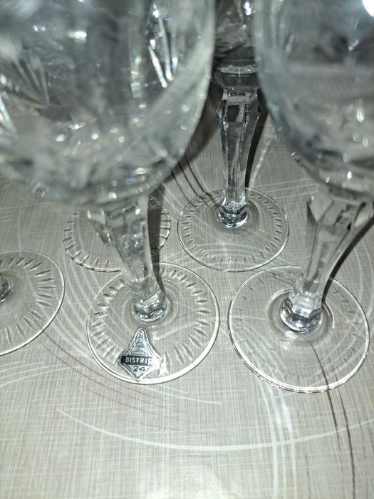 Pahare coniac cristal
