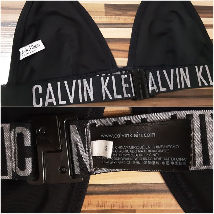 (S) (L) Calvin klein MOSCHINO цял оригинален бански  u горници