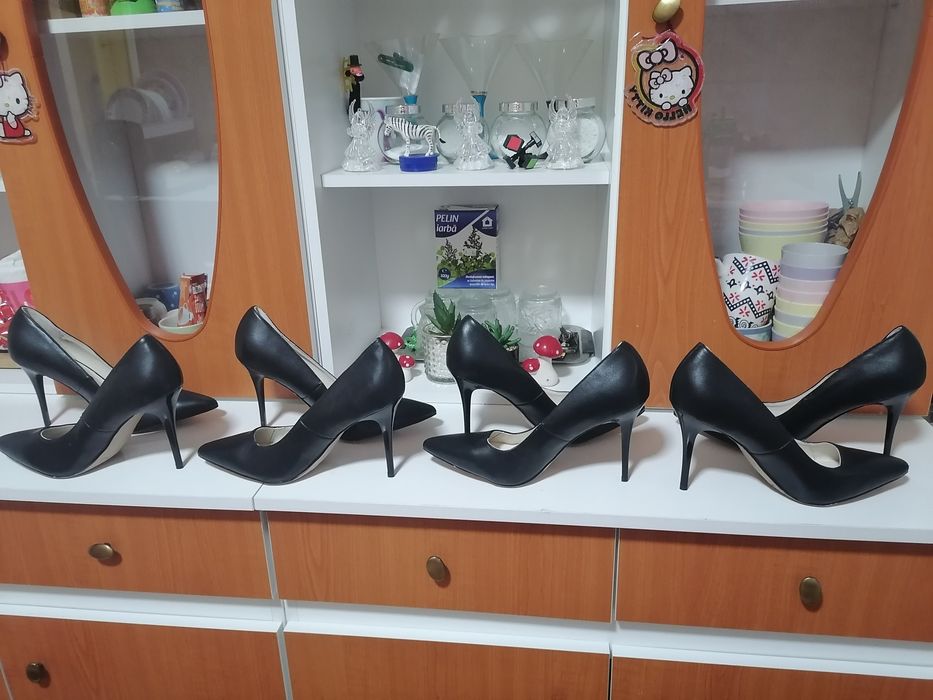 Pantofi damă noi (4 perechi) - (mărimea 41)-  250 lei