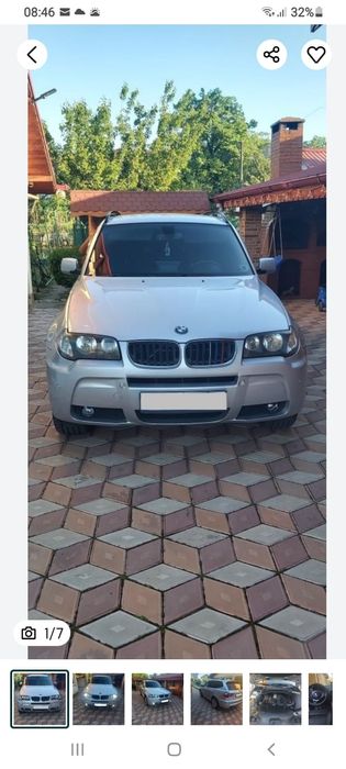 Vand Bmw X3 E83 M paket 2007 2.0 i benzina+ gpl