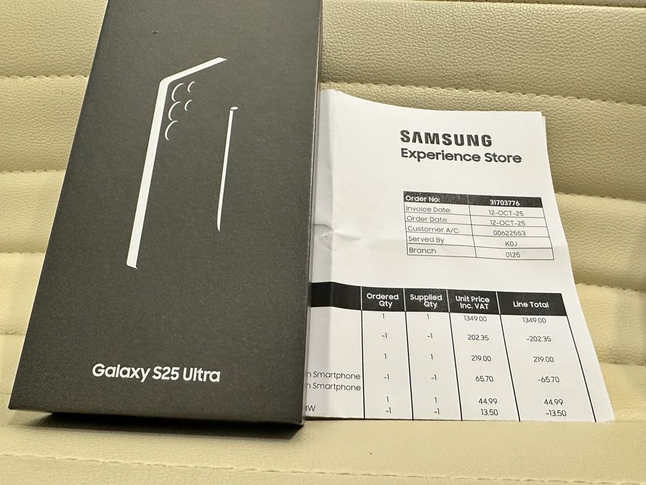 Samsung Galaxy S25 Ultra, Dual SIM, 12GB RAM, 512GB Sigilat + acte !