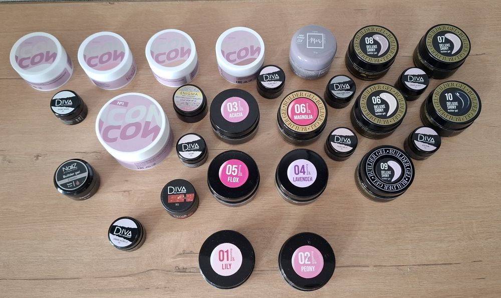 Гели для наращивания, моделирования ногтей