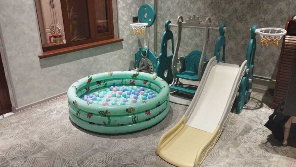 Детский горка, плашатка/ Yosh bolalar uchun oyingoh