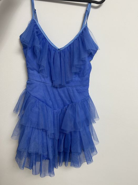 rochie poema albastra