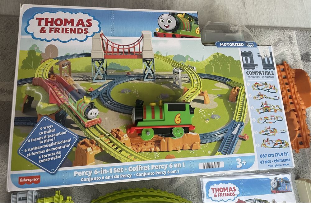 Продавам Детско влакче комплект Thomas & Friends - Percy 6 в 1