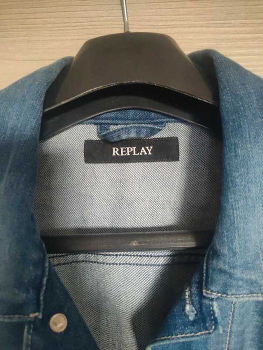 REPLAY geaca de blugi pentru barbati. L