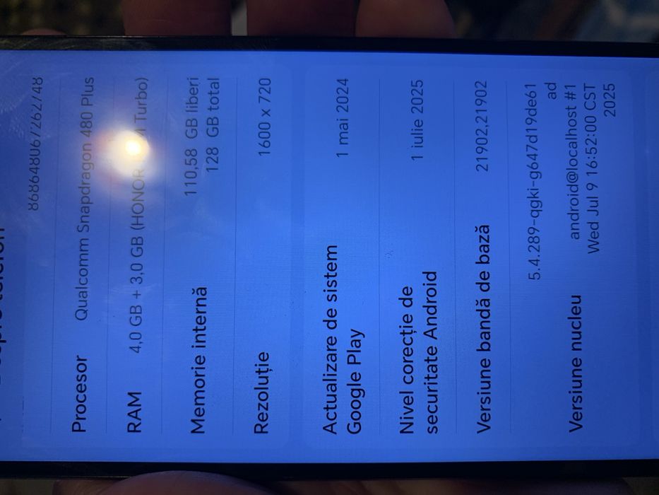 Honor e 70 lite folosit putin