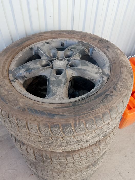 Резина 255х55х18 с дисками от  порше каен