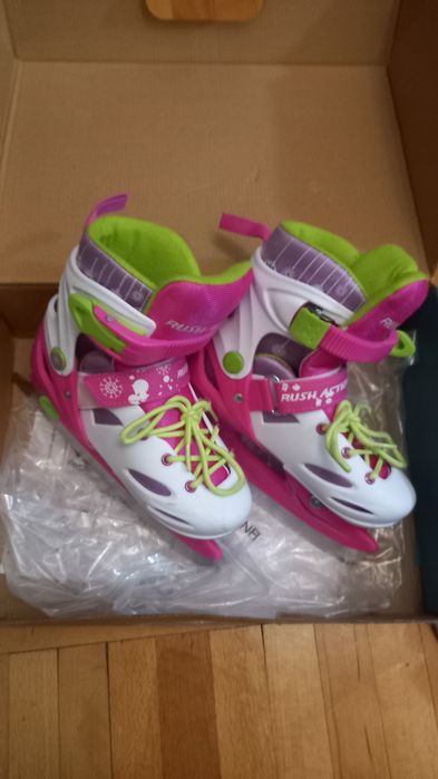 Коньки раздвижные размер 30-33