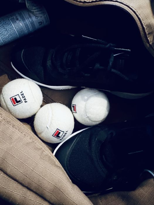 Топки за падел Fila - 3бр. бели