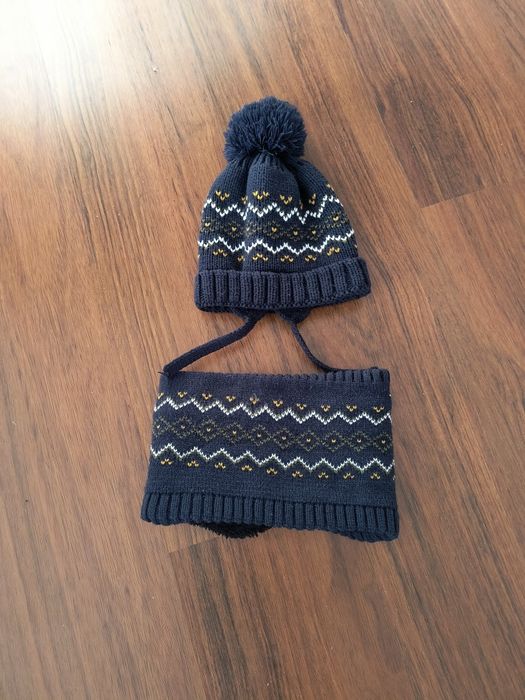 Set căciulă +fular groase ,4-6 ani