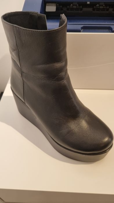 Botine piele dama  cu platforma 36